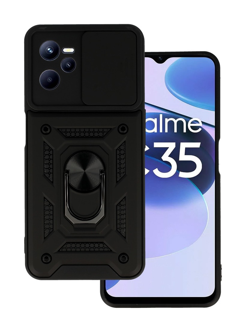 Kryt Armor Lens TopQ Realme C35 ultra odolný černý 76132