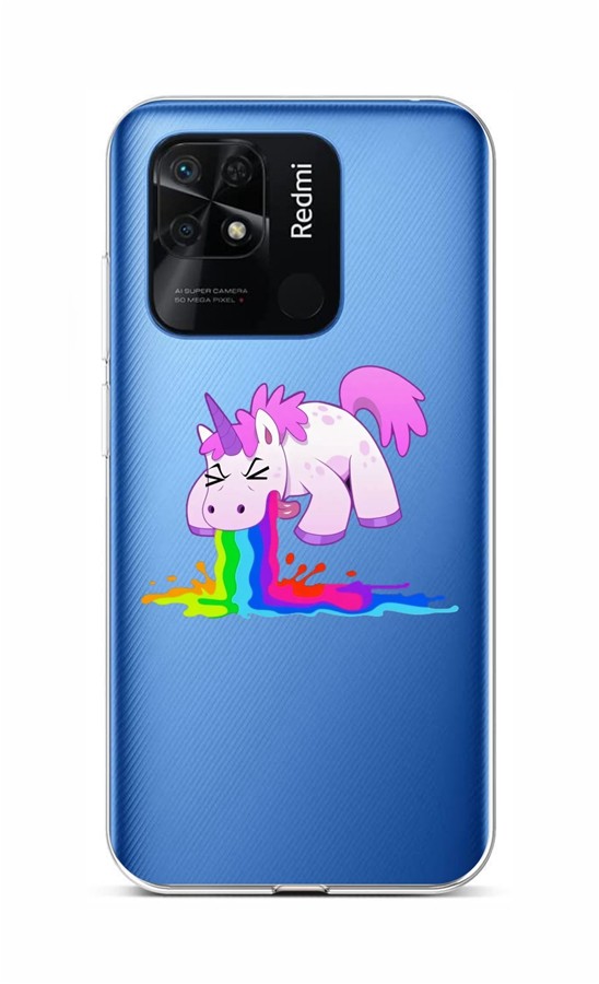 Levně Kryt TopQ Xiaomi Redmi 10C Rainbow Splash 76139 (pouzdro neboli obal na mobil Xiaomi Redmi 10C)