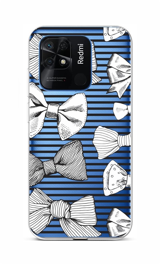 Levně Kryt TopQ Xiaomi Redmi 10C Mašličky 76140 (pouzdro neboli obal na mobil Xiaomi Redmi 10C)