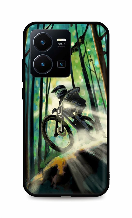 Zadní kryt DARK na Vivo Y35 Mountain Bike