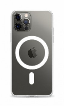 Zadní pevný kryt Clear Magnetic na iPhone 12 Pro Max průhledný