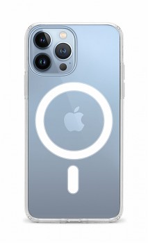 Zadní pevný kryt Clear Magnetic na iPhone 13 Pro Max průhledný