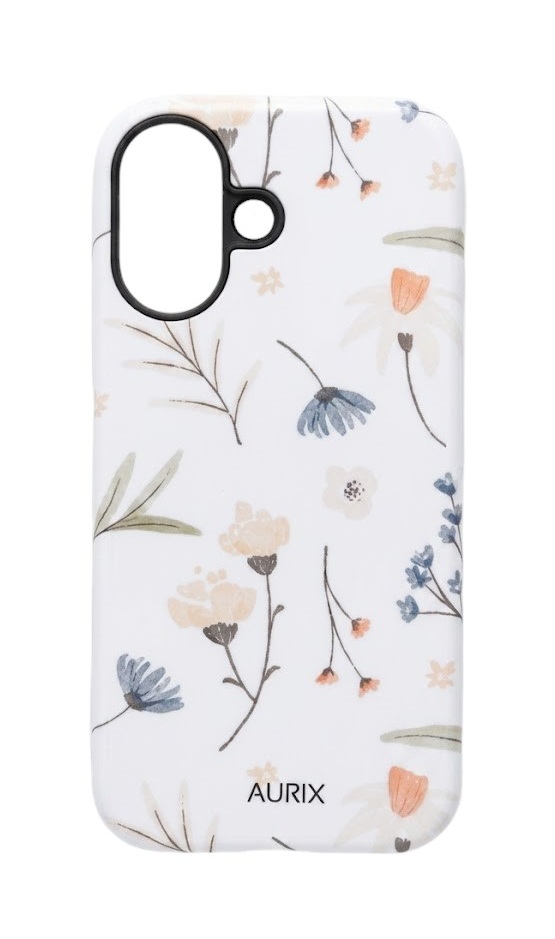 Luxusní kryt AURIX MagSafe na iPhone 17 Floral Fantasy