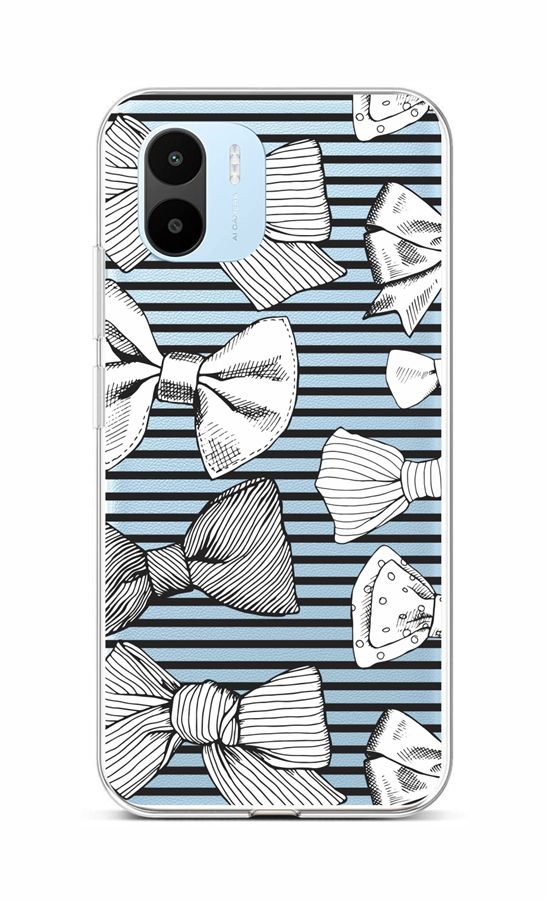 Levně Kryt TopQ Xiaomi Redmi A1 Mašličky 86157 (pouzdro neboli obal na mobil Xiaomi Redmi A1)