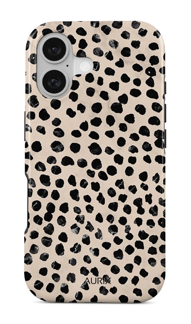 Luxusní kryt AURIX MagSafe na iPhone 17 Minimalist Dots