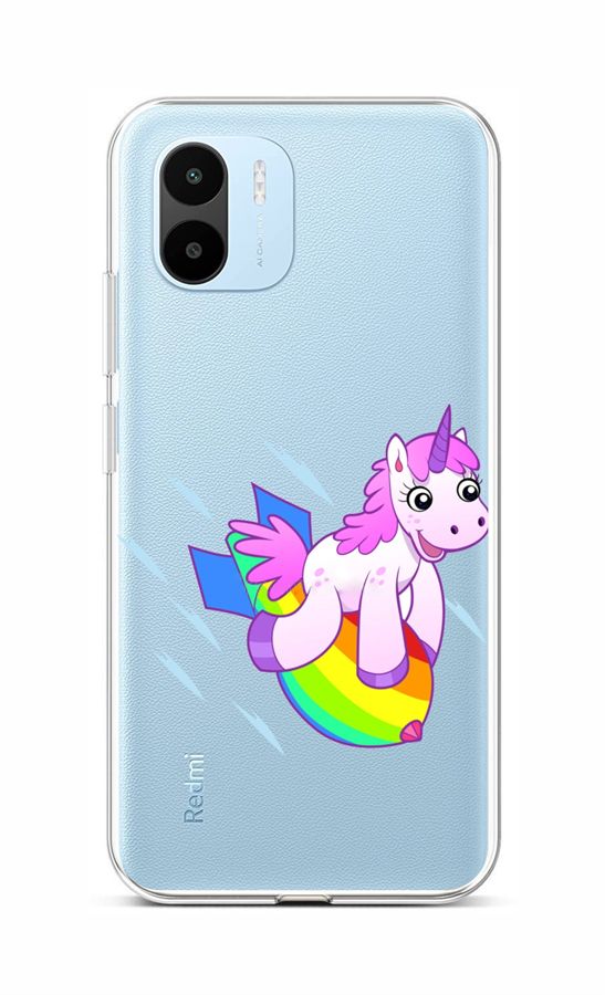 Levně Kryt TopQ Xiaomi Redmi A1 Flying Unicorn 86165 (pouzdro neboli obal na mobil Xiaomi Redmi A1)