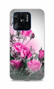Zadní kryt na Xiaomi Redmi 10C Rozkvetlé růže