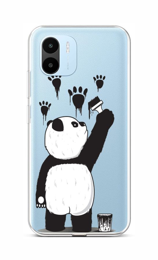 Levně Kryt TopQ Xiaomi Redmi A1 Rebel Panda 86189 (pouzdro neboli obal na mobil Xiaomi Redmi A1)