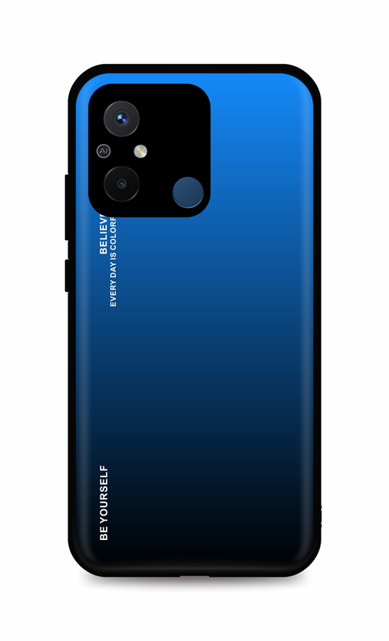 Levně Kryt TopQ LUXURY Xiaomi Redmi 12C pevný duhový modrý 96199 (pouzdro neboli obal na mobil Xiaomi Redmi 12C)