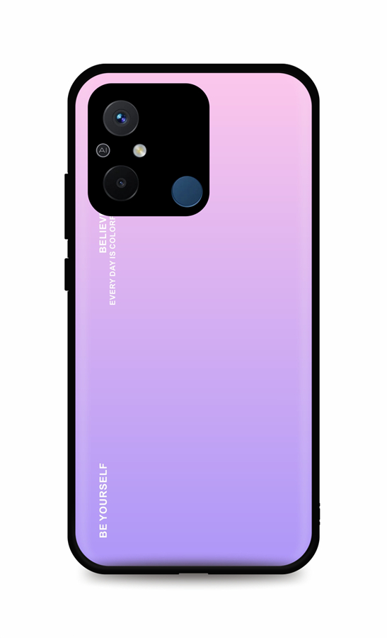 Levně Kryt TopQ LUXURY Xiaomi Redmi 12C pevný duhový růžový 96204 (pouzdro neboli obal na mobil Xiaomi Redmi 12C)
