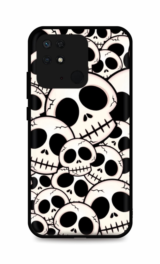 Zadní pevný kryt LUXURY na Xiaomi Redmi 10C Skulls