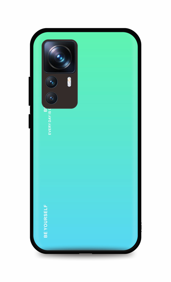 Zadní pevný kryt LUXURY na Xiaomi 12T Pro duhový zelený