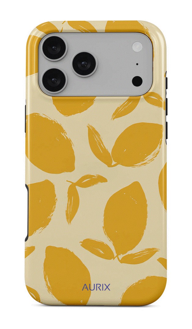 Luxusní kryt AURIX MagSafe na iPhone 17 Pro Max Lemon Tart