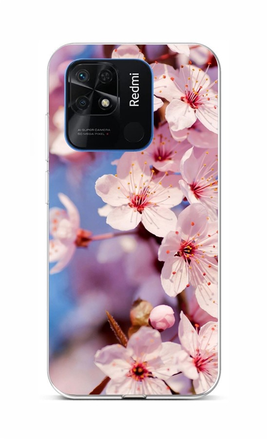 Levně Kryt TopQ Xiaomi Redmi 10C Sakura 76242 (pouzdro neboli obal na mobil Xiaomi Redmi 10C)
