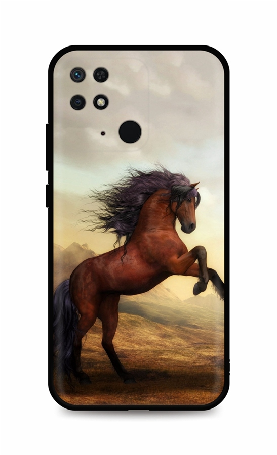 Zadní kryt DARK na Xiaomi Redmi 10C Brown Horse