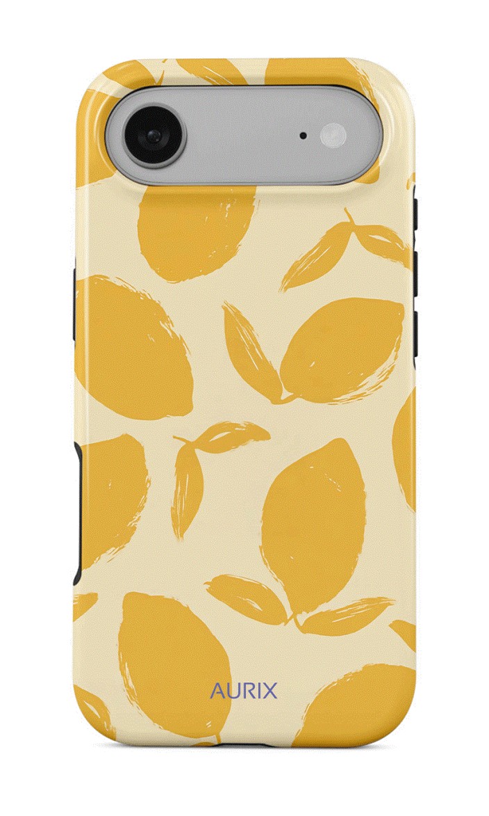 Luxusní kryt AURIX MagSafe na iPhone Air Lemon Tart