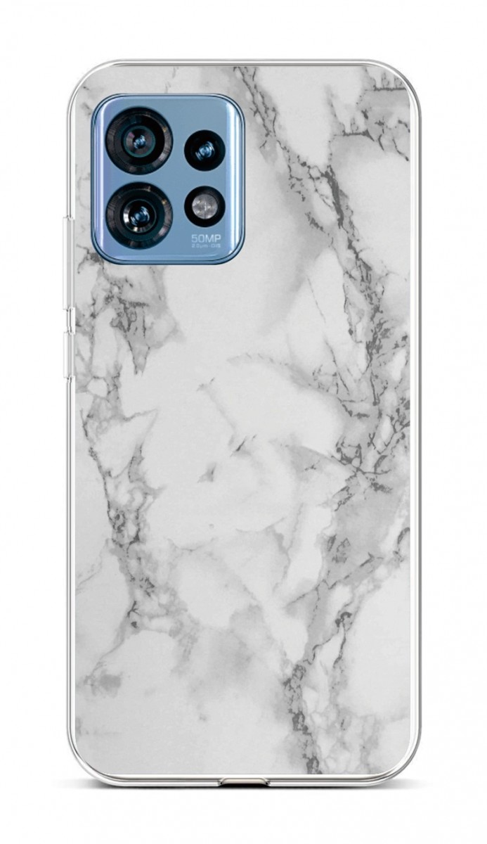 Levně Kryt TopQ STYLE Motorola Edge 40 Mramor bílý 106265 (pouzdro neboli obal na mobil Motorola Edge 40)