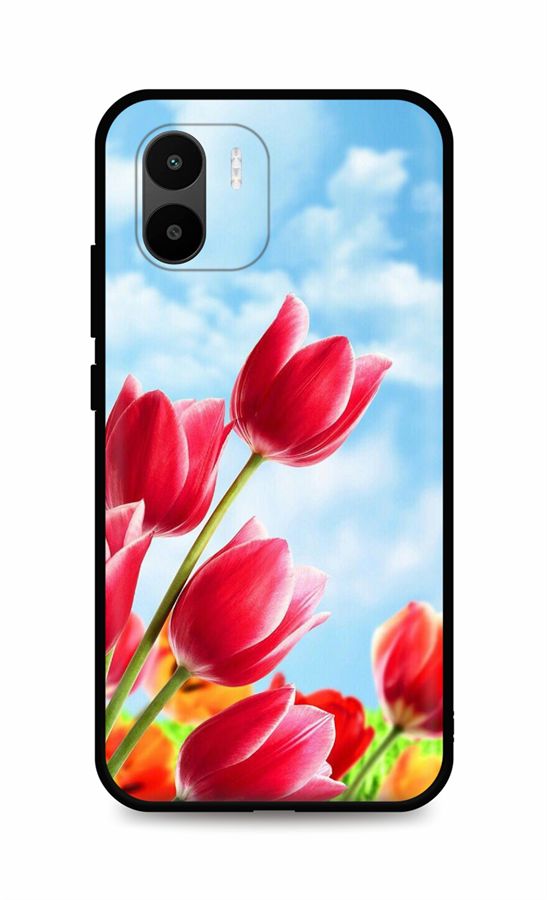 Levně Kryt TopQ Xiaomi Redmi A1 Tulips 86267 (pouzdro neboli obal na mobil Xiaomi Redmi A1)