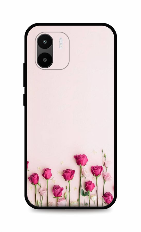 Levně Kryt TopQ Xiaomi Redmi A1 Roses 86268 (pouzdro neboli obal na mobil Xiaomi Redmi A1)