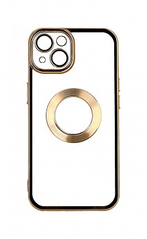 Zadní kryt na iPhone 13 Beauty Clear zlatý 