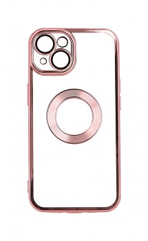 Zadní kryt na iPhone 14 Beauty Clear růžový