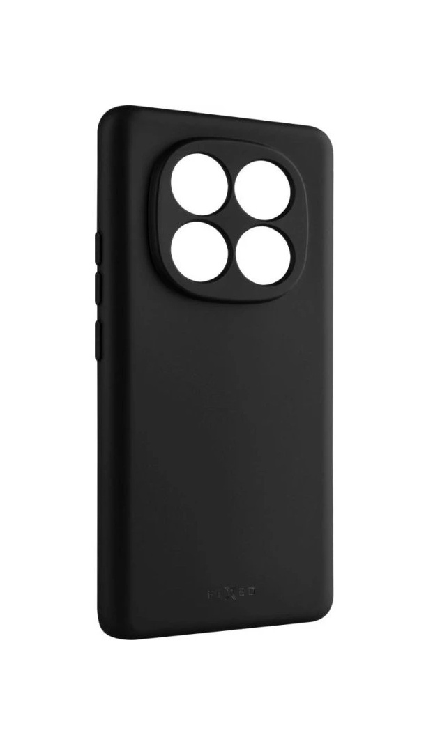 Zadní pogumovaný kryt FIXED Story pro Xiaomi Redmi Note 14 Pro 5G, černý