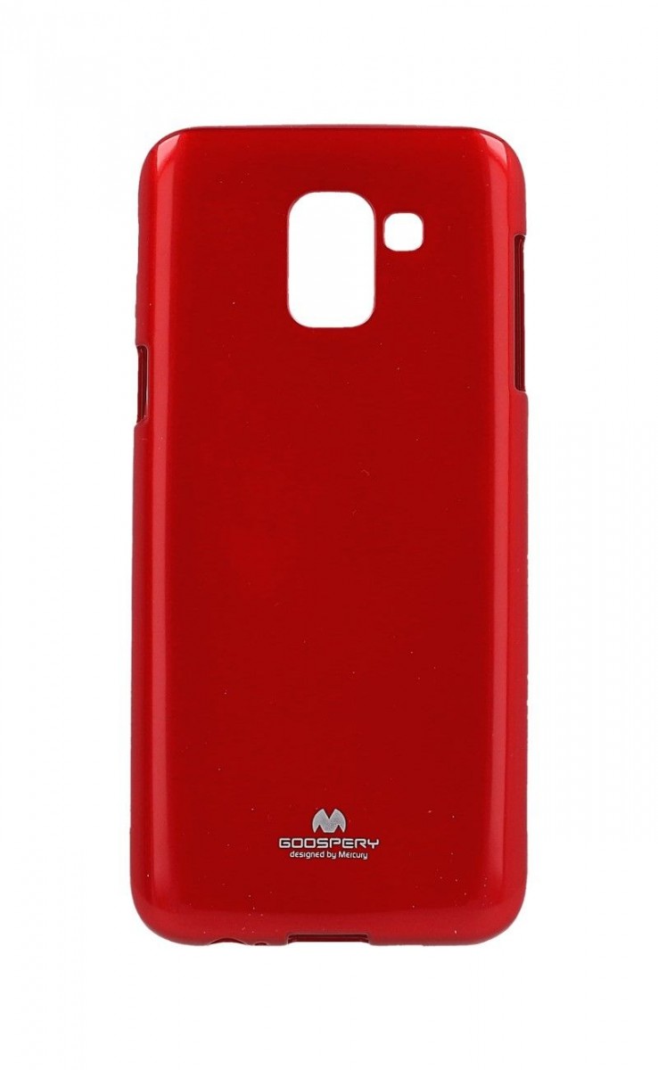 Kryt Mercury Samsung J6 silikon červený 76319 (pouzdro neboli obal na mobil Samsung J6)
