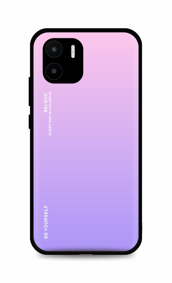 Zadní pevný kryt LUXURY na Xiaomi Redmi A2 duhový růžový