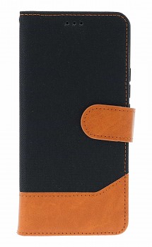 Knížkové pouzdro Jeans na Xiaomi Redmi Note 14 Pro+ 5G černé