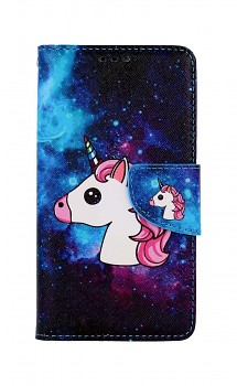 Knížkové pouzdro na iPhone 13 Space Unicorn