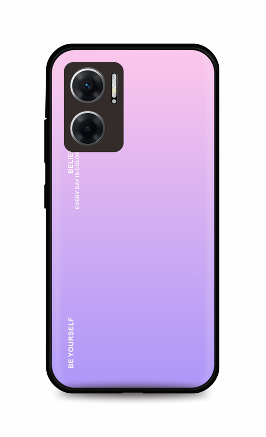 Zadní pevný kryt LUXURY na Xiaomi Redmi 10 5G duhový růžový