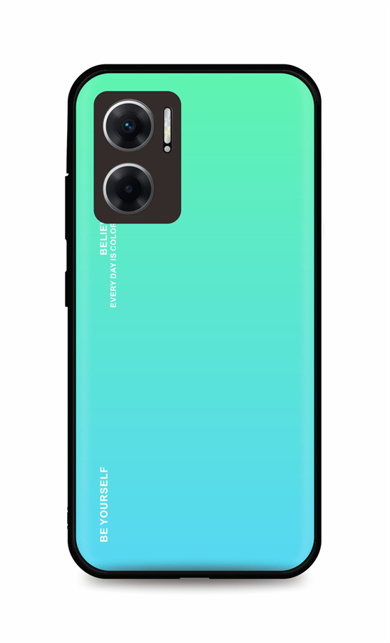 Zadní pevný kryt LUXURY na Xiaomi Redmi 10 5G duhový zelený
