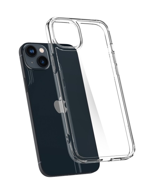 Zadní kryt Spigen Liquid Crystal na iPhone 14 průhledný