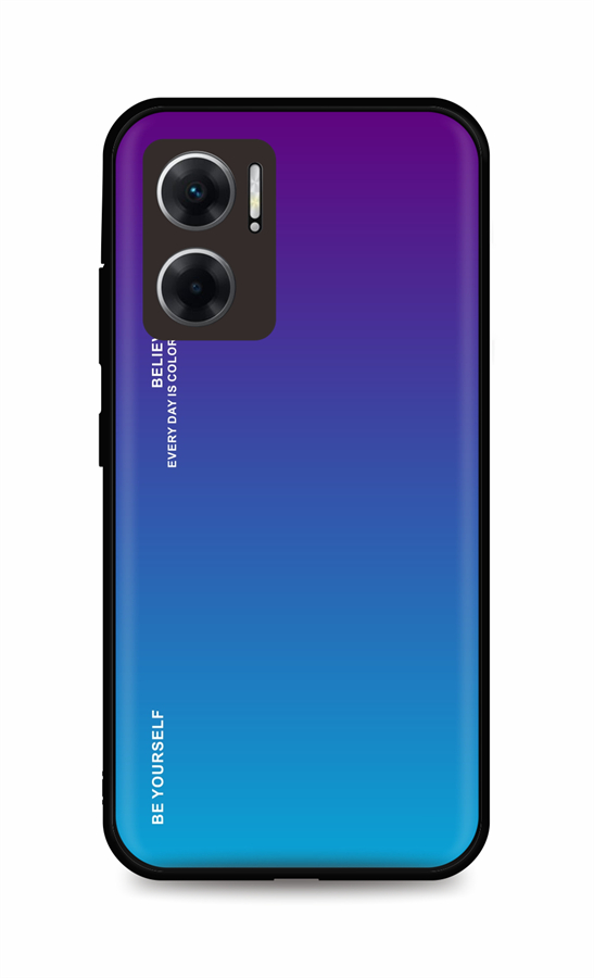 Zadní pevný kryt LUXURY na Xiaomi Redmi 10 5G duhový purpurový