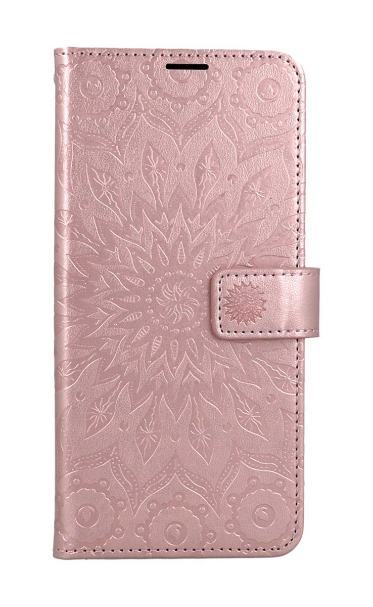 Pouzdro MEZZO Xiaomi Redmi Note 13 Pro knížkové Mandala růžová 126371