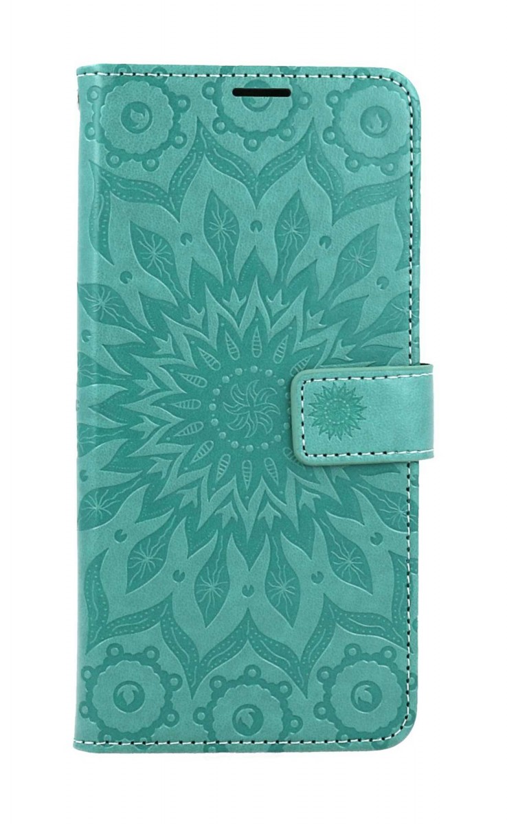 Pouzdro MEZZO Xiaomi Redmi Note 13 Pro 5G knížkové Mandala zelená 126378