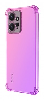 Zadní kryt na Xiaomi Redmi Note 12 Shock duhový růžovo-fialový