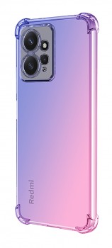 Zadní kryt na Xiaomi Redmi Note 12 Shock duhový modro-růžový