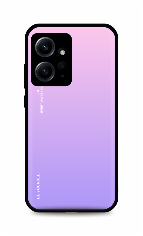 Zadní pevný kryt LUXURY na Xiaomi Redmi Note 12 duhový růžový