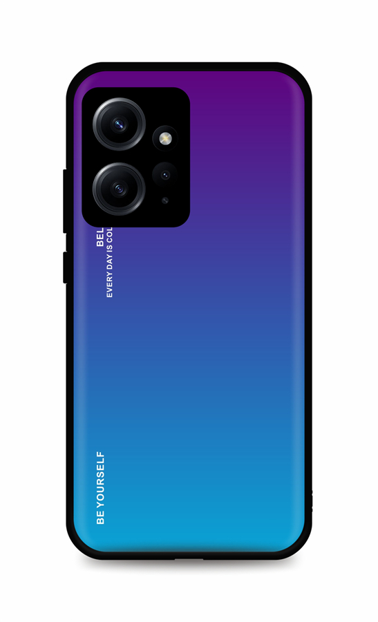 Levně Kryt TopQ LUXURY Xiaomi Redmi Note 12 pevný duhový purpurový 96390 (pouzdro neboli obal na mobil Xiaomi Redmi Note 12)