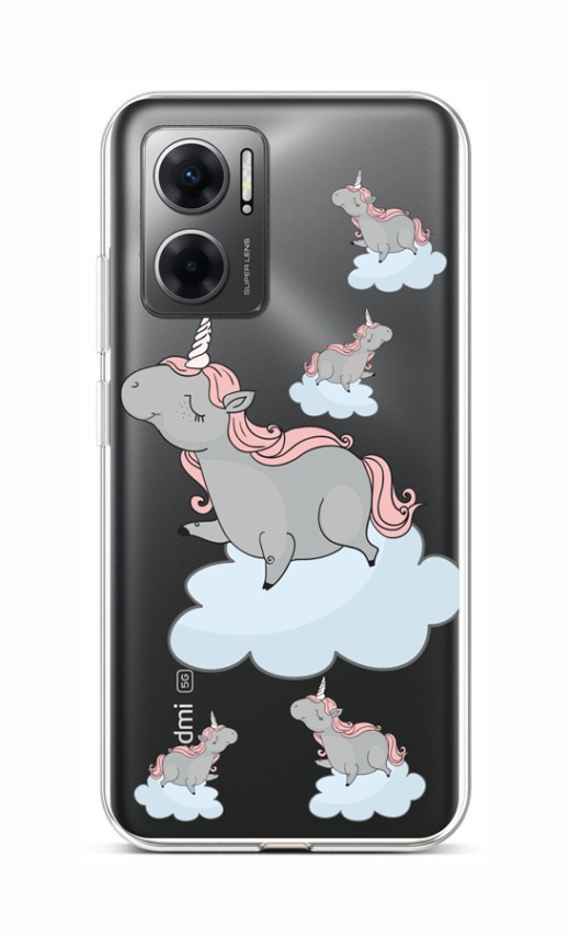 Levně Kryt TopQ Xiaomi Redmi 10 5G Grey Unicorns 86415 (pouzdro neboli obal na mobil Xiaomi Redmi 10 5G)