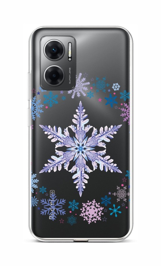 Levně Kryt TopQ Xiaomi Redmi 10 5G Snowflake 86416 (pouzdro neboli obal na mobil Xiaomi Redmi 10 5G)