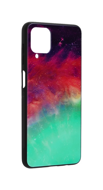 Zadní pevný kryt Glaze na Samsung A12 Fiery Ocean