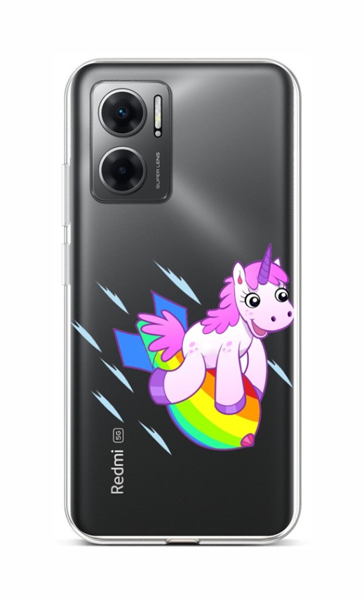 Levně Kryt TopQ Xiaomi Redmi 10 5G Flying Unicorn 86431 (pouzdro neboli obal na mobil Xiaomi Redmi 10 5G)