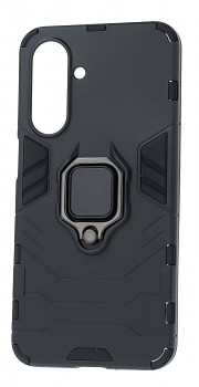 Ultra odolný zadní kryt pro Samsung A26 5G černý s prstenem