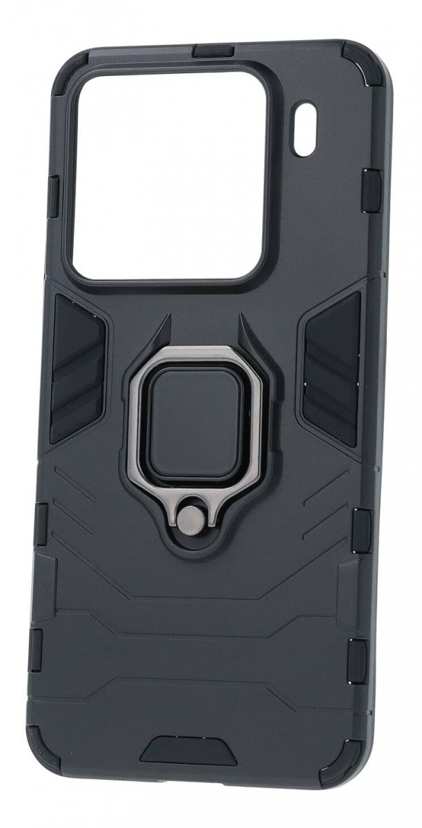 Ultra odolný zadní kryt pro Xiaomi 15 Pro 5G černý s prstenem