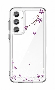 Zadní pevný kryt Image na Samsung A55 Květy sakury