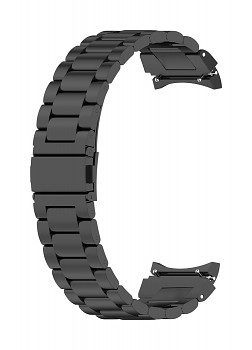 Univerzální ocelový řemínek Watchband W010 20 mm černý