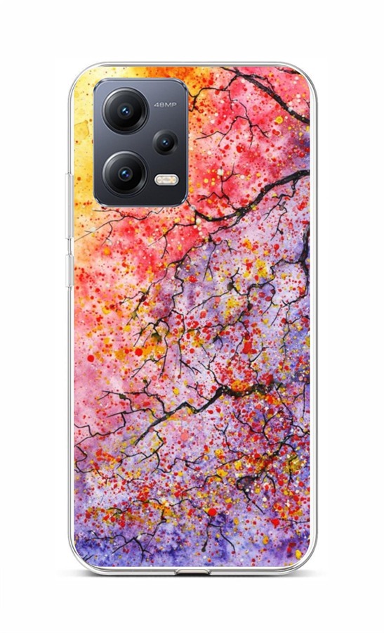 Levně Kryt TopQ Xiaomi Redmi Note 12 5G Abstract Tree 96467 (pouzdro neboli obal na mobil Xiaomi Redmi Note 12 5G)