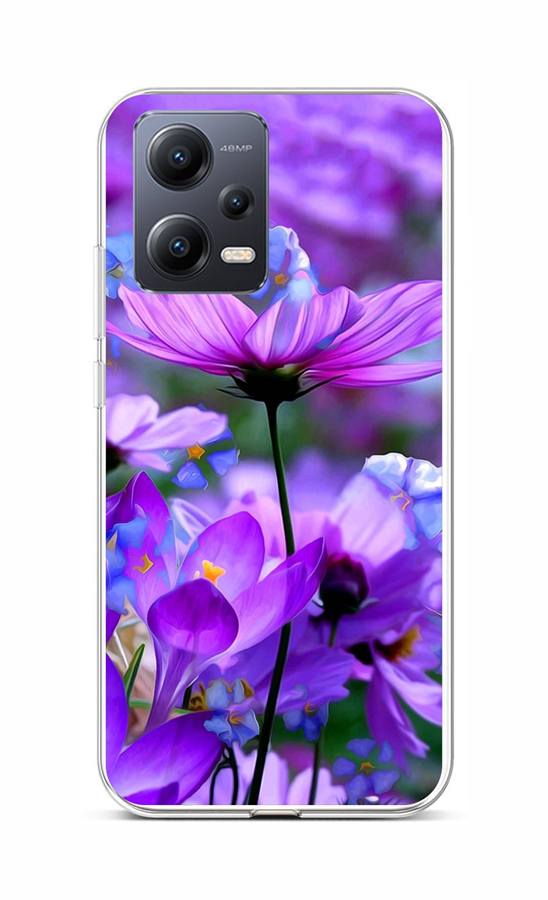 Levně Kryt TopQ Xiaomi Redmi Note 12 5G Rozkvetlé květy 96473 (pouzdro neboli obal na mobil Xiaomi Redmi Note 12 5G)